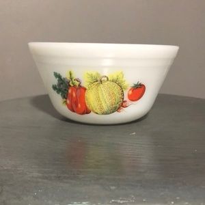 Vintage Vegetable Federal glass bowl
